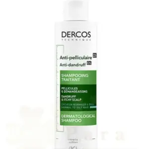 VICHY DERCOS SHAMPOING ANTI-PELLICULAIRE CHEVEUX GRAS 200ML