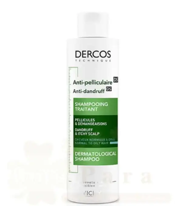 VICHY DERCOS SHAMPOING ANTI-PELLICULAIRE CHEVEUX GRAS 200ML