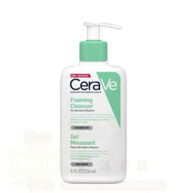CERAVE GEL MOUSSANT PEAU NORMALE A GRASSE 236ML