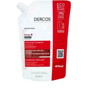 VICHY DERCOS RECHARGE SHAMPOING ENERGISANT 400ML