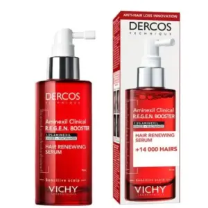 VICHY DERCOS AMINEXIL CLINICAL REGEN BOOSTER SERUM REGENERATIF CAPILLAIRE 90ML