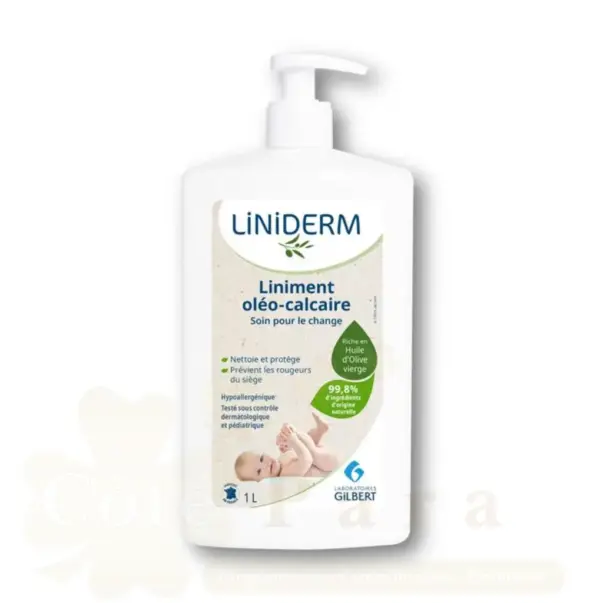 GILBERT LINIDERM LINIMENT OLEO-CALCAIRE BIO POMPE 1L