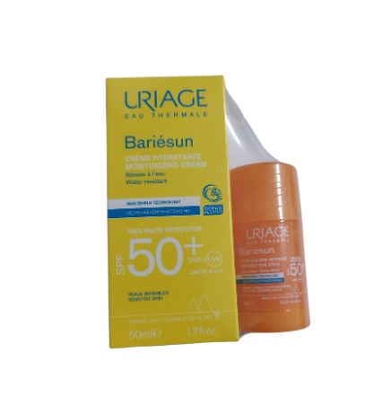 URIAGE BARIESUN STICK SOLAIRE INVISIBLE SPF50+ 18G + BARIESUN CREME SPF50+ 50ML OFFERT PACK PROMO
